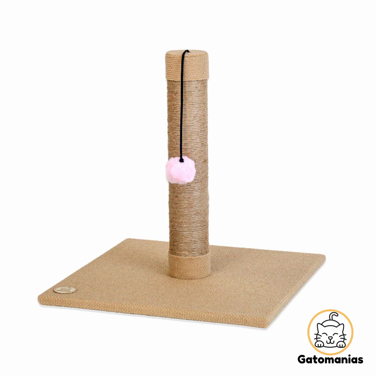 Rascador con juguete para gatos - Gatomanias