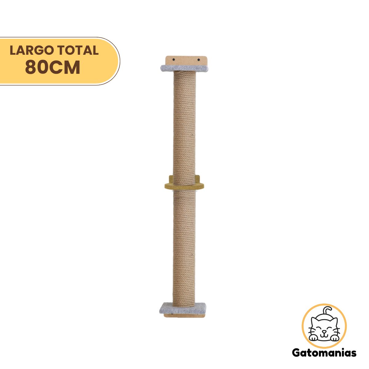Rascador Tubo de Pared 80cm - Gatomanias