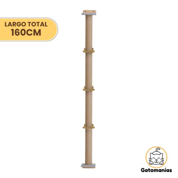 Rascador Tubo de Pared 160cm - Gatomanias