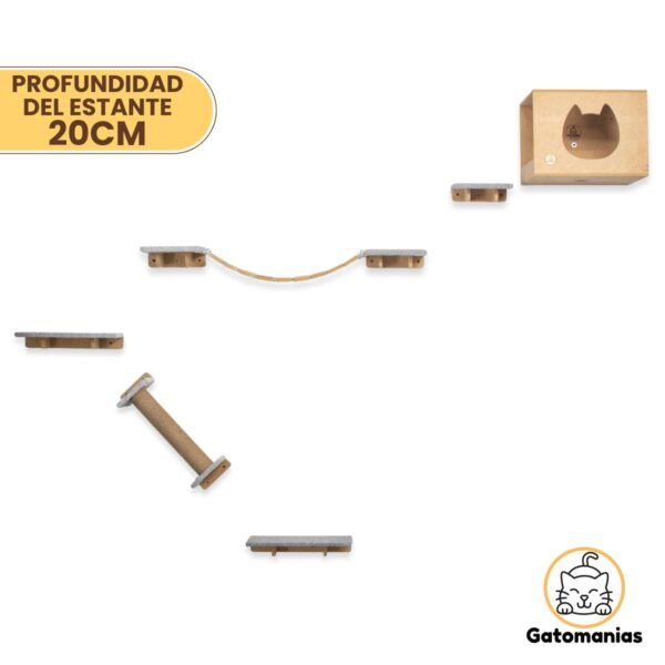 Combo Rascador Sid para Gatos Grandes - Gatomanias