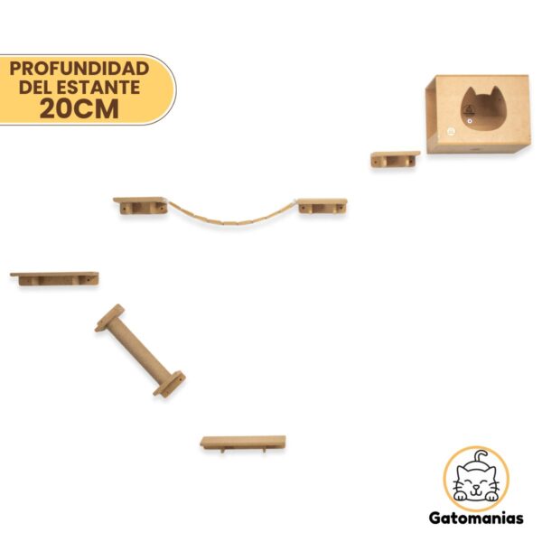 Combo Rascador Sid para Gatos Grandes - Gatomanias