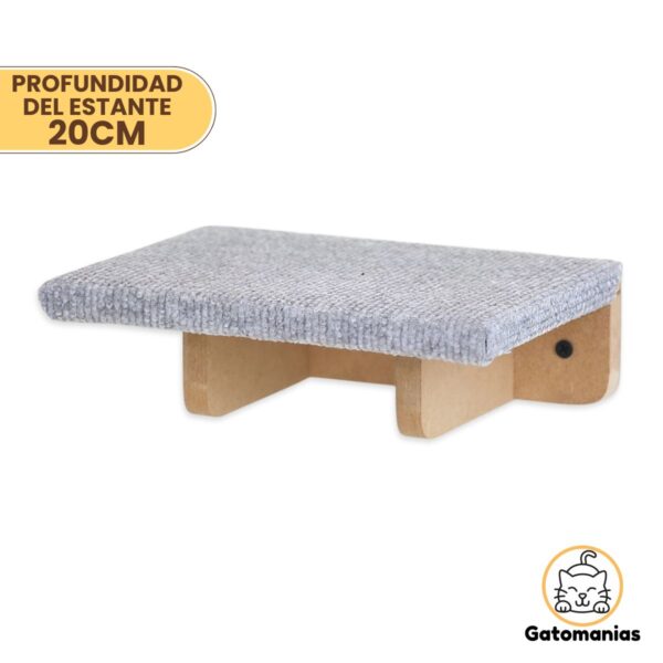 Estante Rascador 20cm para Gatos Grandes - Gatomanias