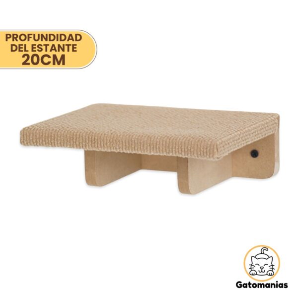 Estante Rascador 20cm para Gatos Grandes - Gatomanias