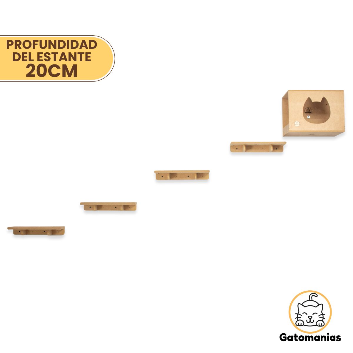 Combo Rascador Simon para Gatos Grandes - Gatomanias