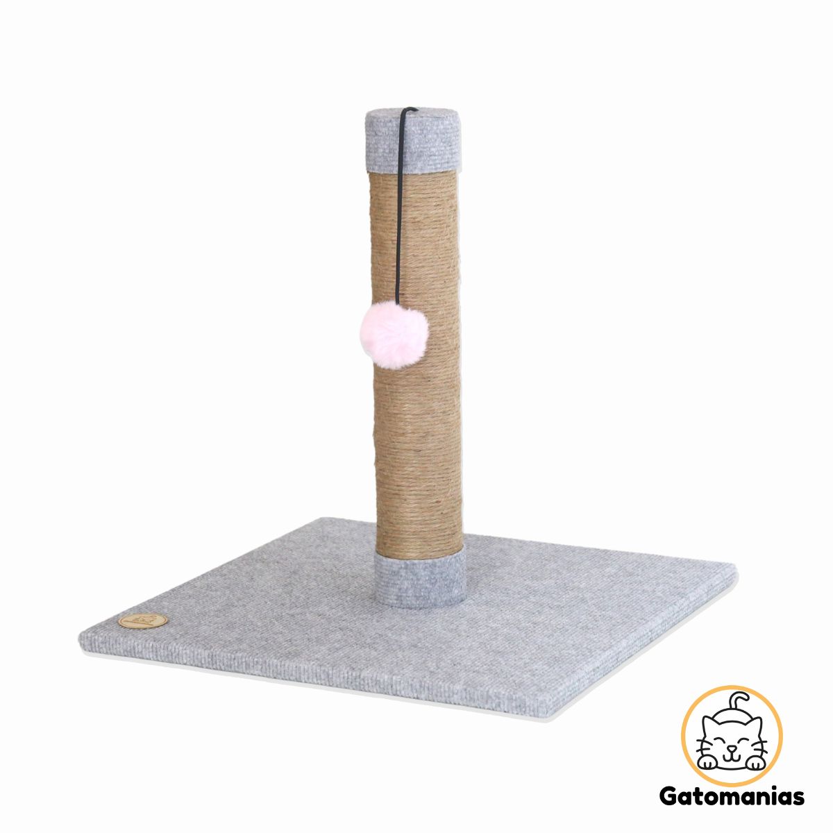 Rascador con juguete para gatos - Gatomanias